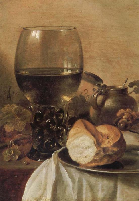 Pieter Claesz Still Life with Ham France oil painting art